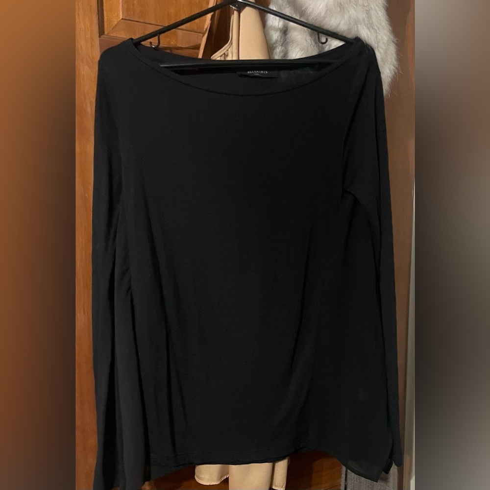 All Saints Musson Long Sleeve Tee Mixed Media